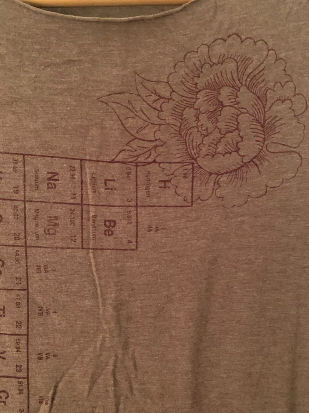Smoking Lily Periodic Table T-Shirt